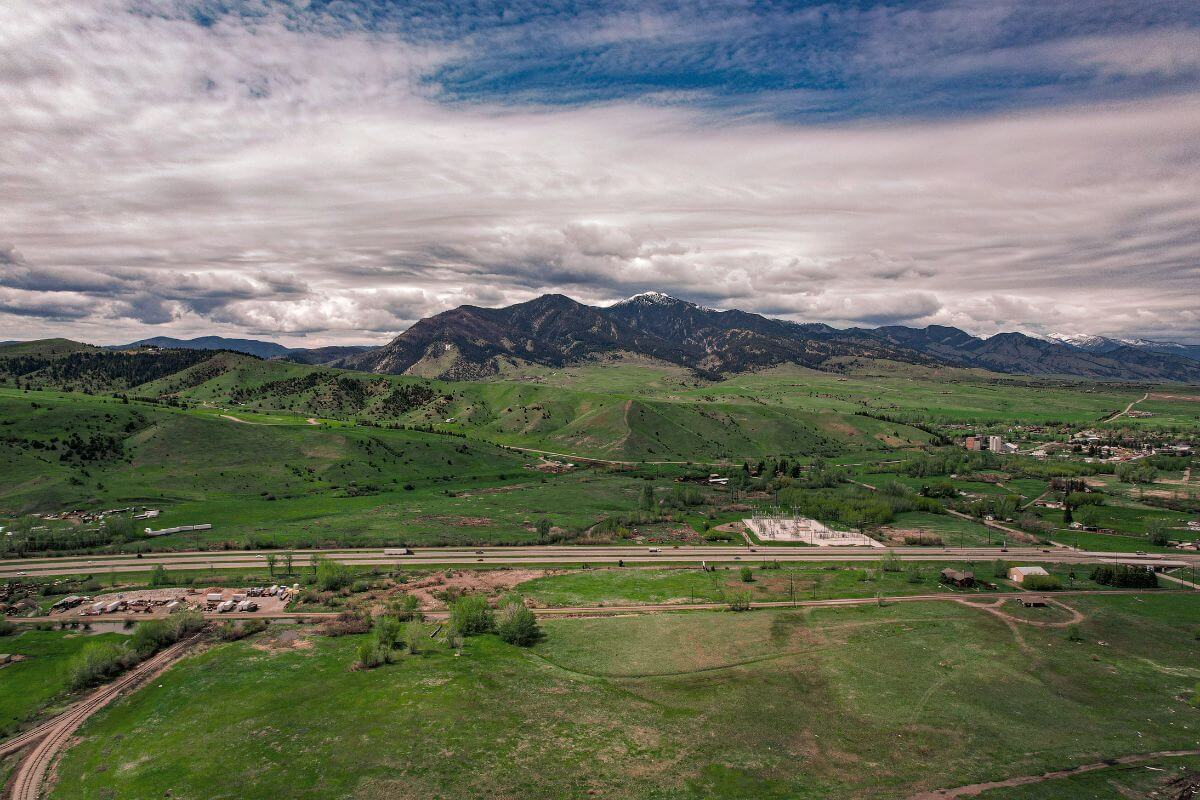 A beautiful view of the Montana landscape.