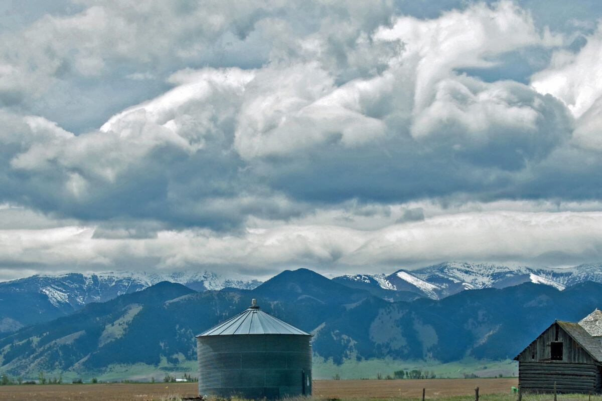 Montana Farm with Silo